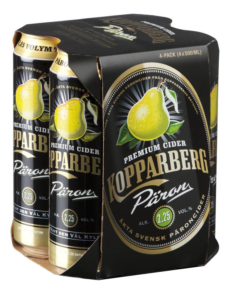 Ej sorterad Cider Päron 2,25% 4x Kopparbergs
