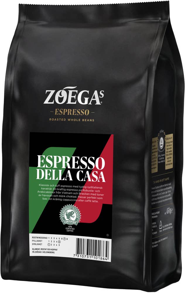 ZOÉGAS Kaffebönor Espresso Della Casa