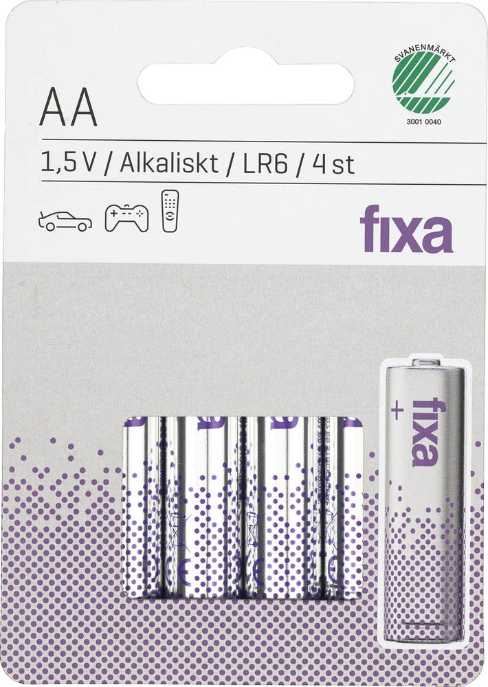 Fixa Batteri AA