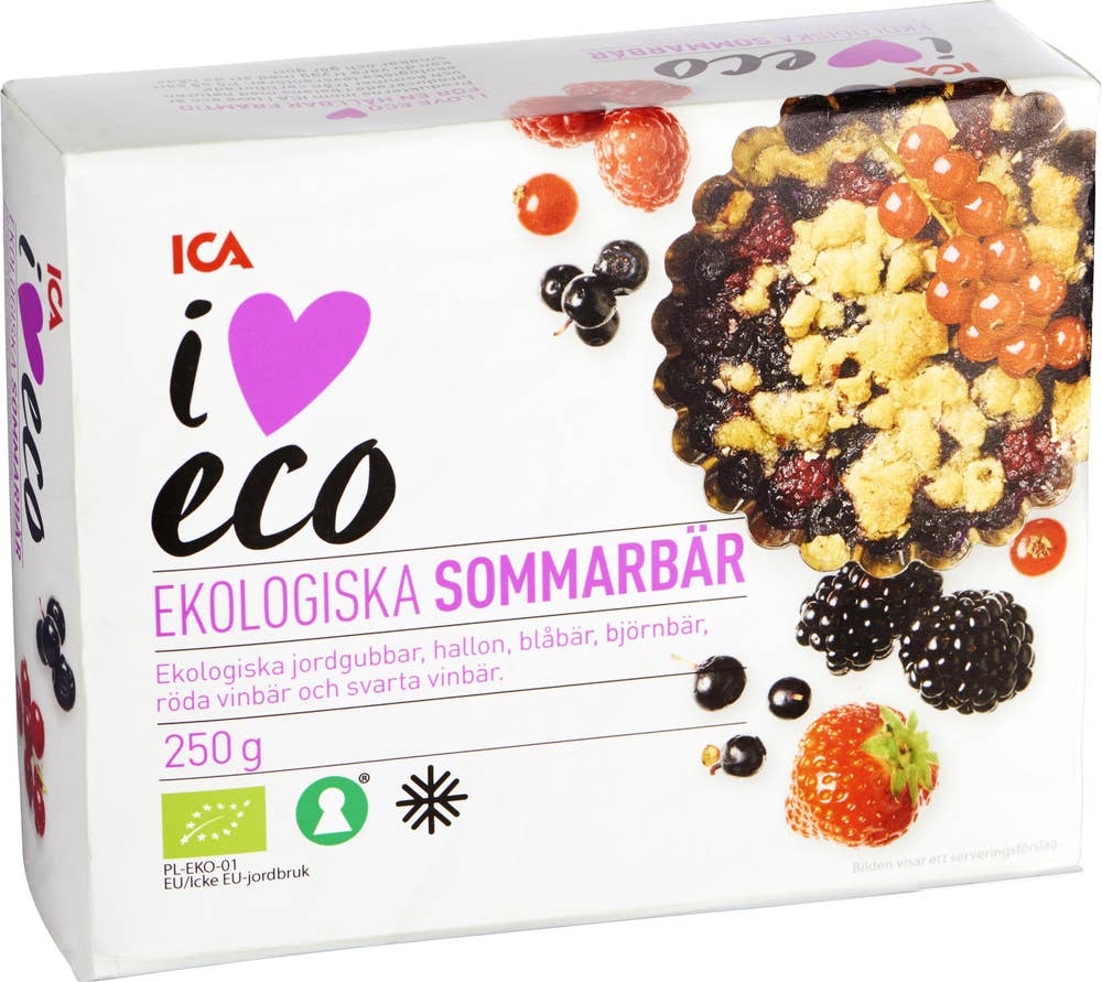 Ej sorterad Sommarbär Ica Eco