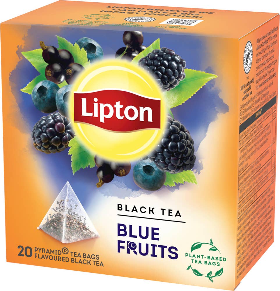 Lipton Svart Te Blue Fruit 20-p Lipton