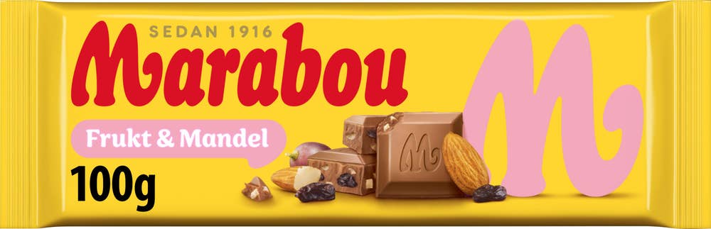 Marabou Chokladkaka Frukt & Mandel Marabou