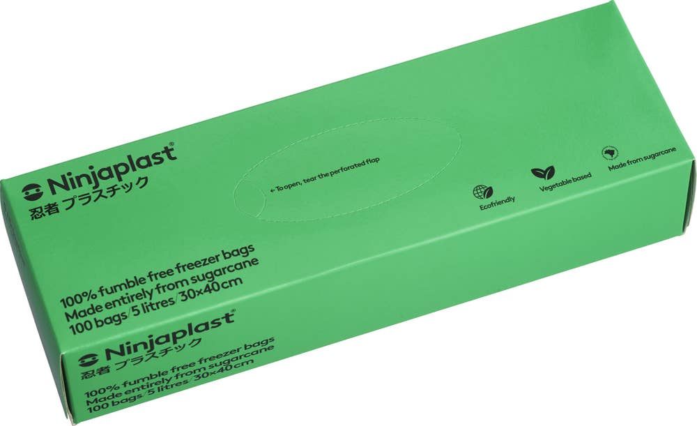 Ninjaplast Fossilfria Fryspåsar 5L 100-p Ninjaplast