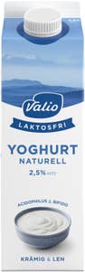 Valio Yoghurt Naturell Laktosfri 2,5%