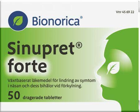 Sinupret forte Bionorica Sinupret forte, Växtbaserat läkemedel, tablett, 50 st