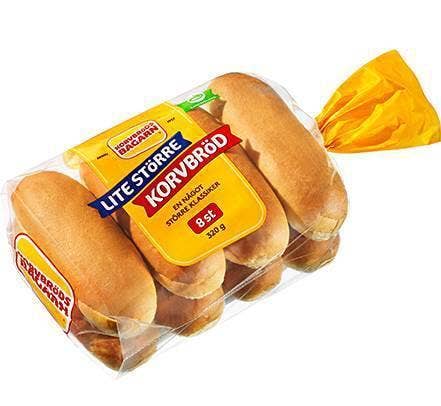Lite Större Korvbröd 8-p