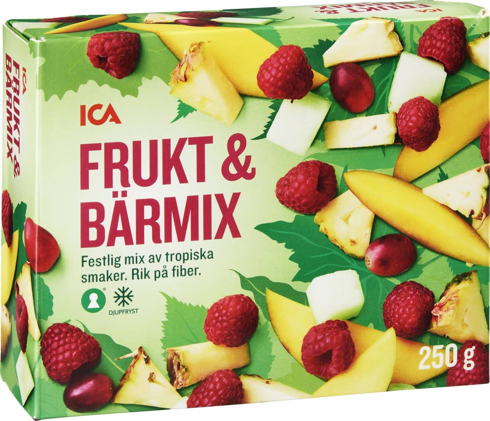 Ej sorterad Frysta Frukt & bär mix Ica