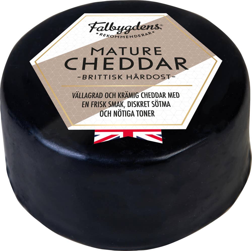 Falbygdens® Rekommenderar Cheddar Mature Hårdost 35%