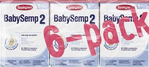 Semper BabySemp 2 Drickfärdig Tillskottsnäring 6-p