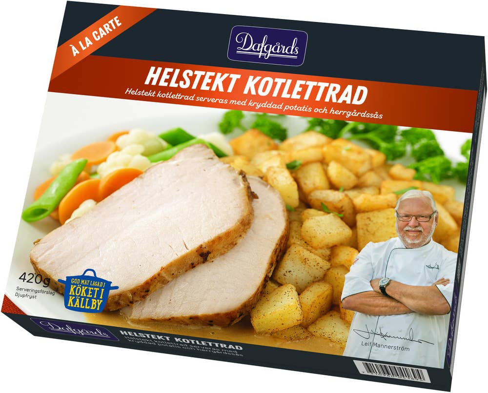 Helstekt Kotlettrad Fryst