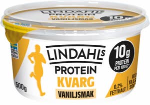 Lindahls Kvarg Vanilj 0,2% Utan tillsatt Socker