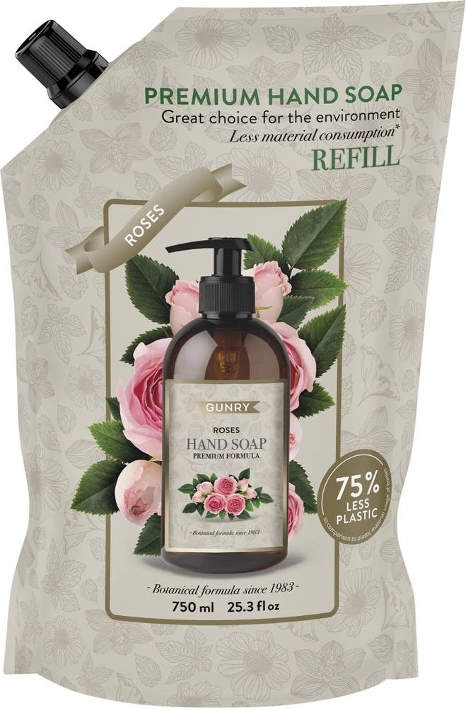 Gunry Flytande Tvål Refill Roses