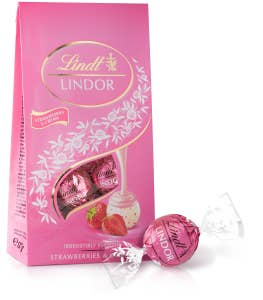 Lindt Lindor Chokladpraliner Strawberries & Cream