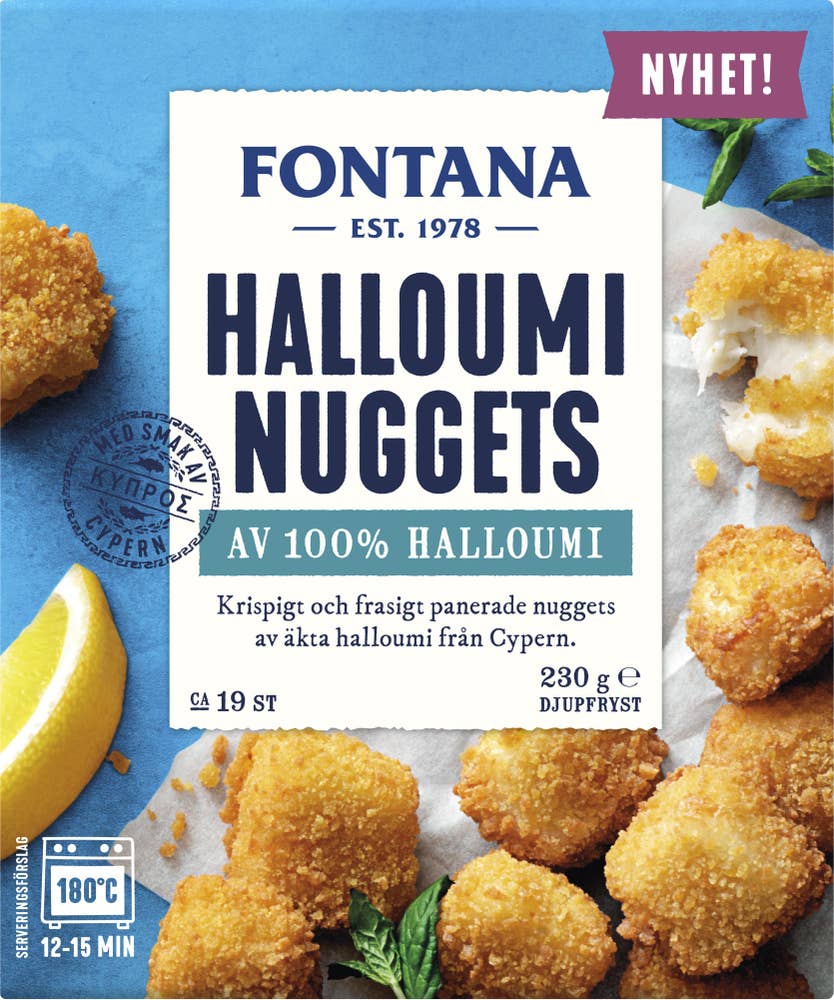 Fontana Halloumi Nuggets Fryst