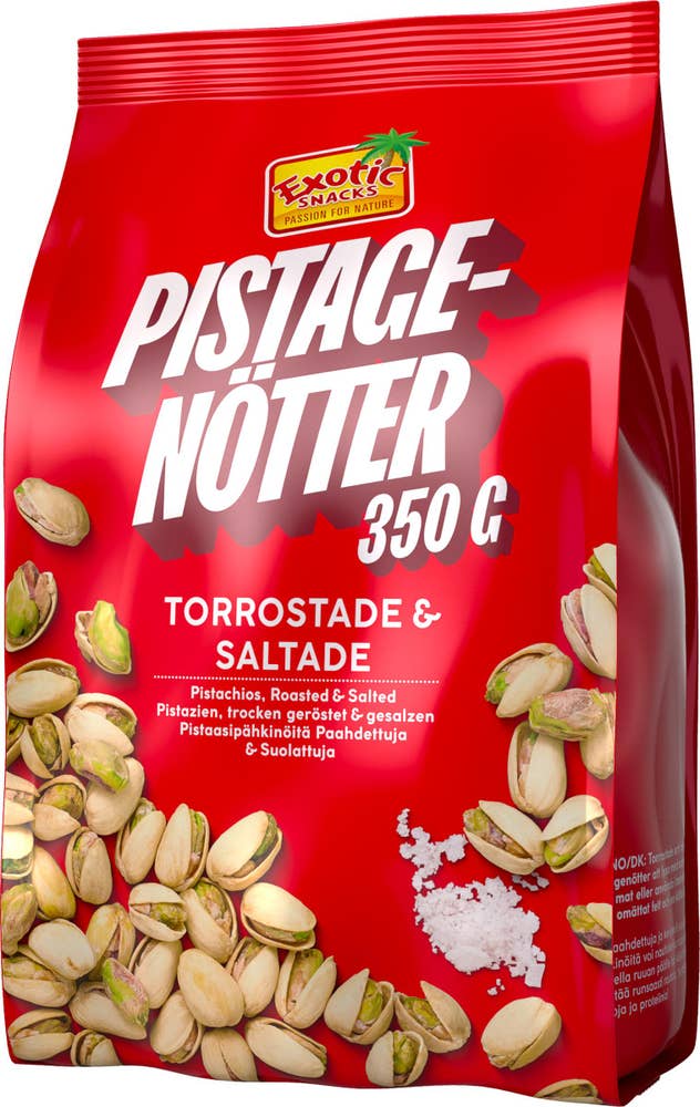 Exotic Snacks Pistagenötter Rostade & Saltade