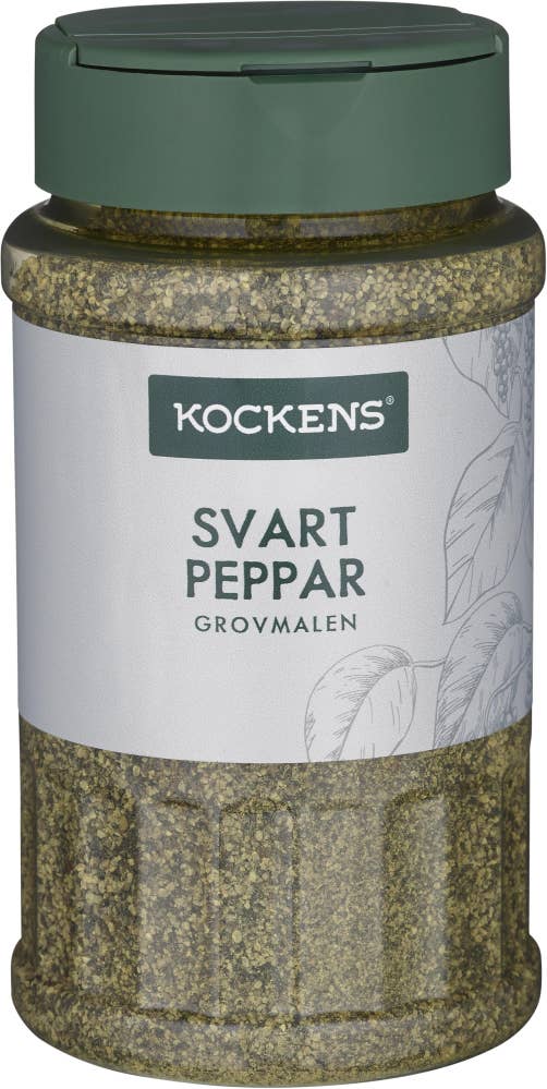 Svartpeppar Grovmalen