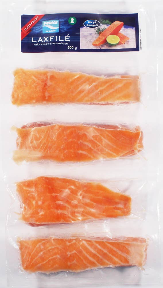 Feldts Laxfilé Fryst 500g Feldt's