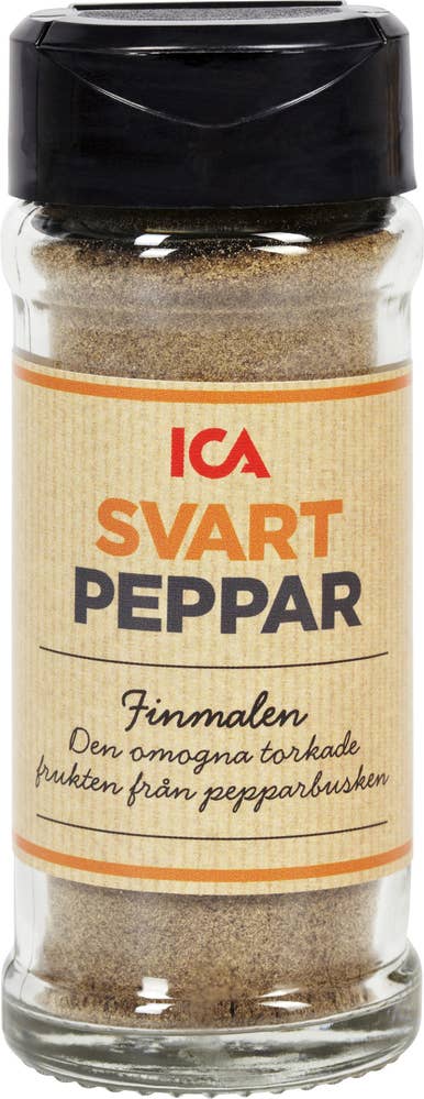 Ej sorterad Svartpeppar mald Ica