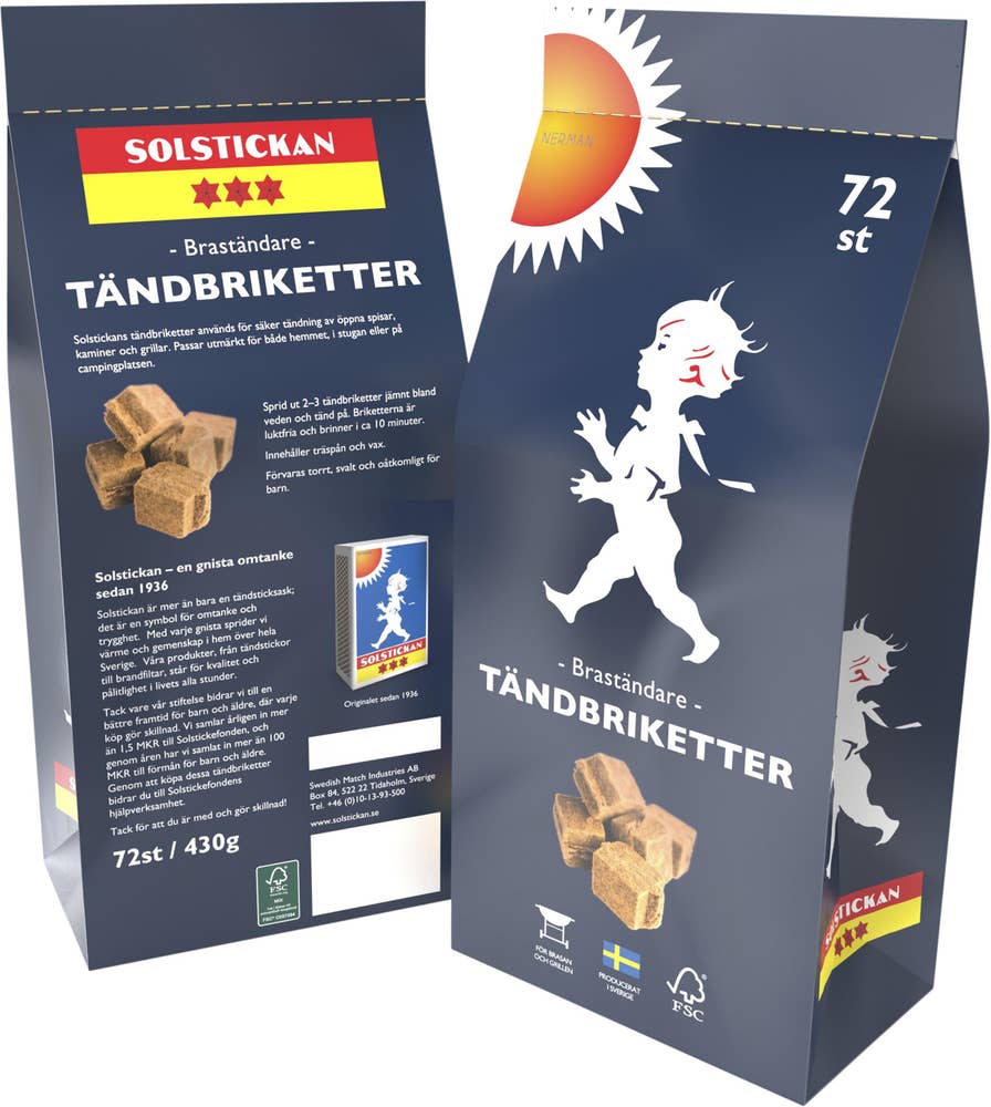 Solstickan Tändbriketter