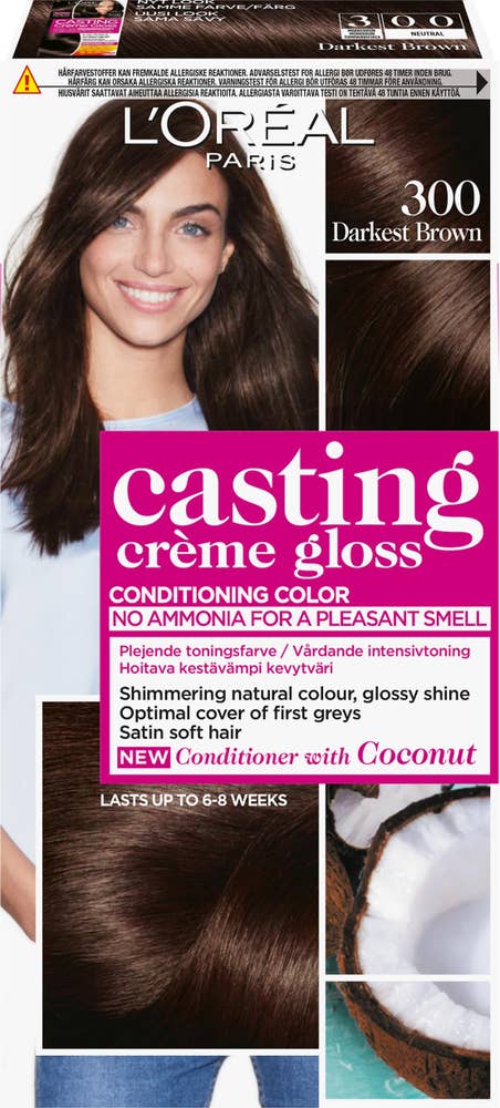 Casting Creme Gloss Hårtoning 300 Darkest Brown Casting Creme Gloss