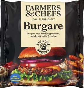 Farmers & Chefs Burgare Växtbaserad Fryst