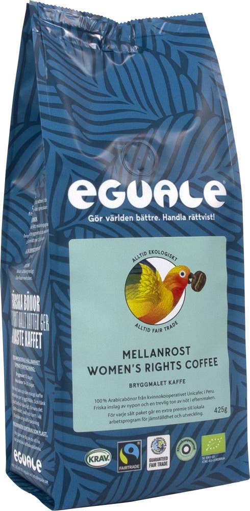 Women's Rights Coffee Bryggkaffe Mellanrost Fairtrade KRAV
