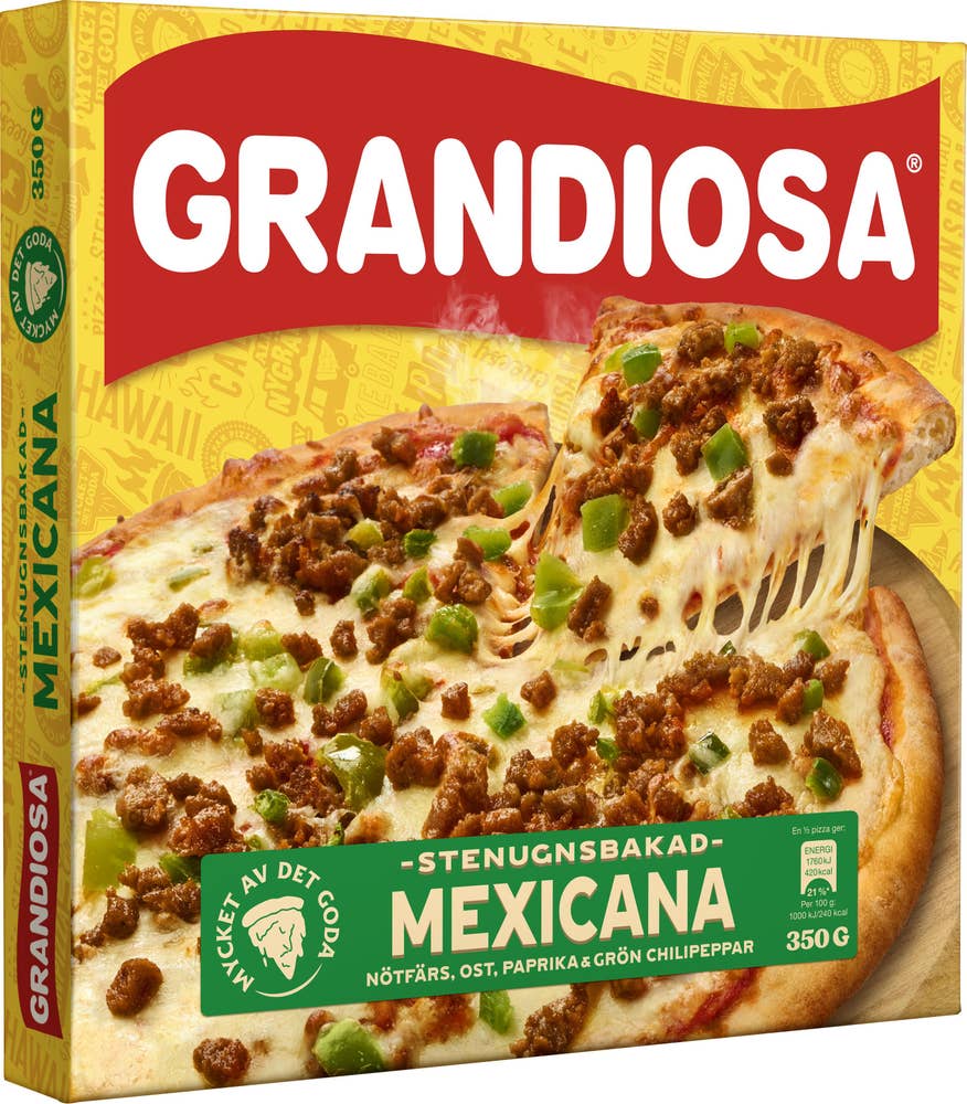Grandiosa Pizza X-Tra Allt Mexican Fryst