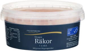 Falkenberg Seafood Räkor Oregon i Lake MSC 170/360g