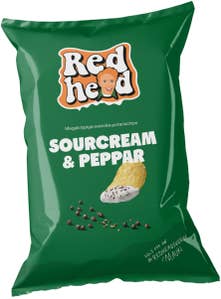 Redhead Chips Sour Cream & Peppar