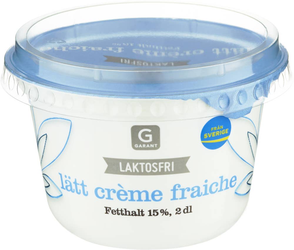 Garant Lätt Crème Fraiche Laktosfri 13%