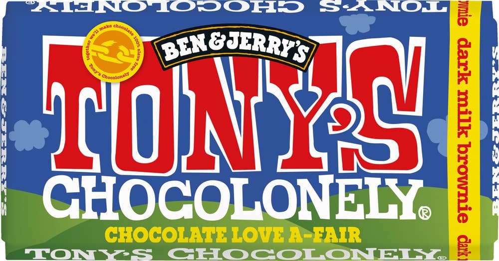 Tony's Chocolonely Mörk Choklad Chocolate Brownie Fairtrade