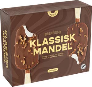 Dazzley Glasspinnar Klassisk Mandel