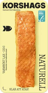 Korshags Varmrökt Lax Naturell ASC