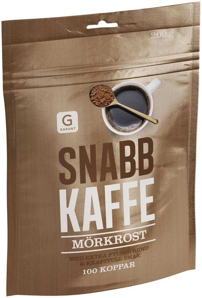 Garant Snabbkaffe Mörkrost