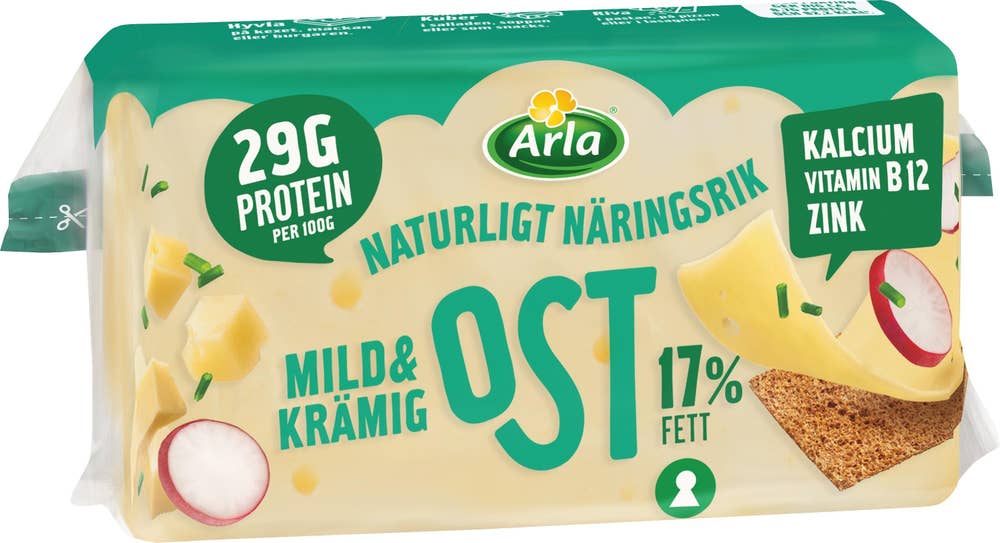 Arla® Ost Mild & Krämig 17% Arla