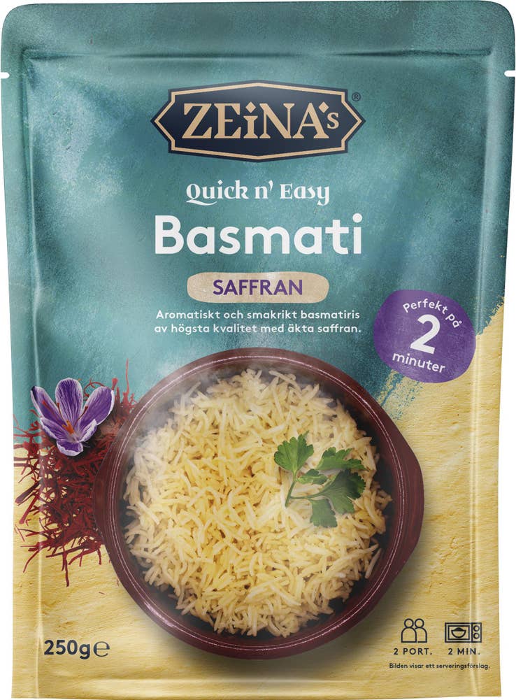 Zeinas Basmatiris Saffran Quick N' Easy