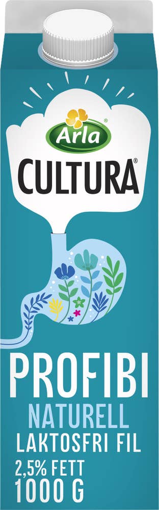 Arla® Cultura® Profibi Filmjölk Naturell Laktosfri 2.5%
