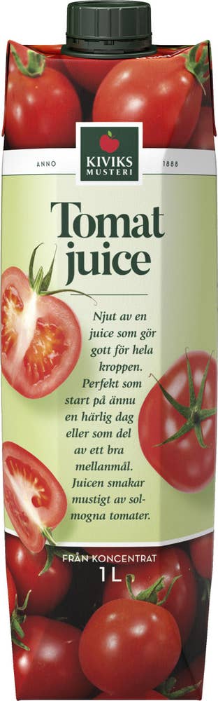 Kiviks Tomatjuice Naturens Bästa 1L Kiviks