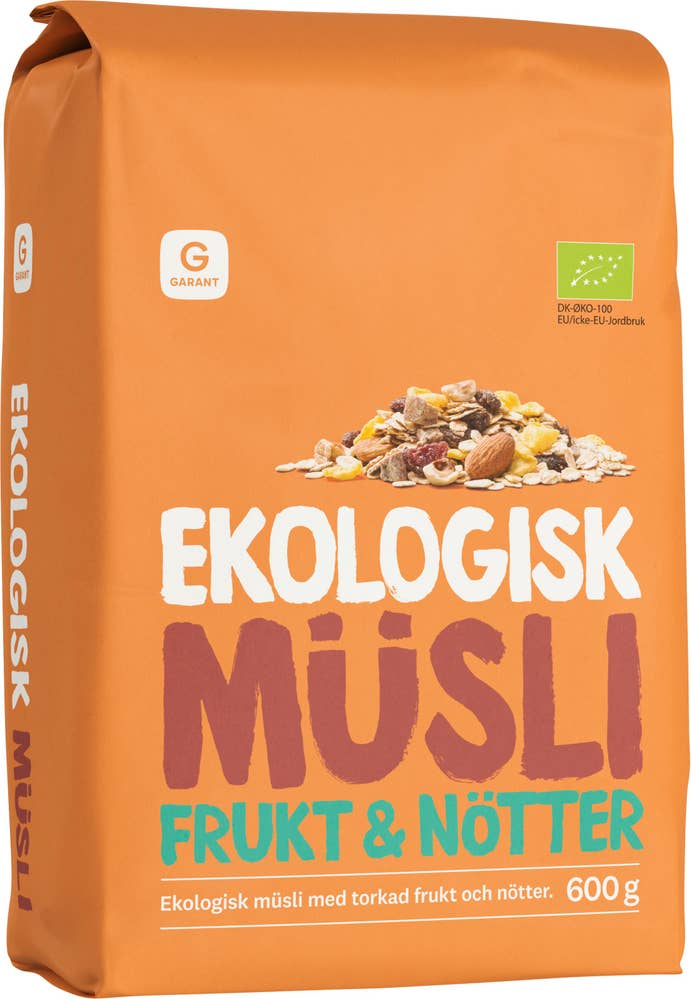 Garant Eko Müsli Frukt & Nöt