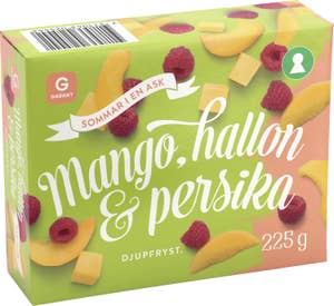 Garant Mango, Hallon & Persika Frysta