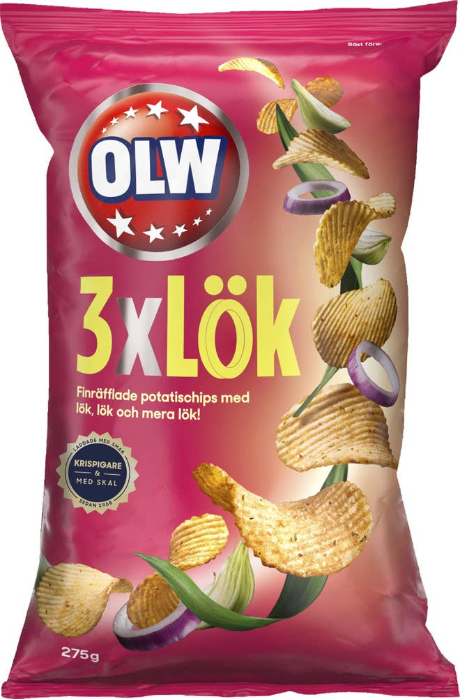 OLW Chips 3x Lök