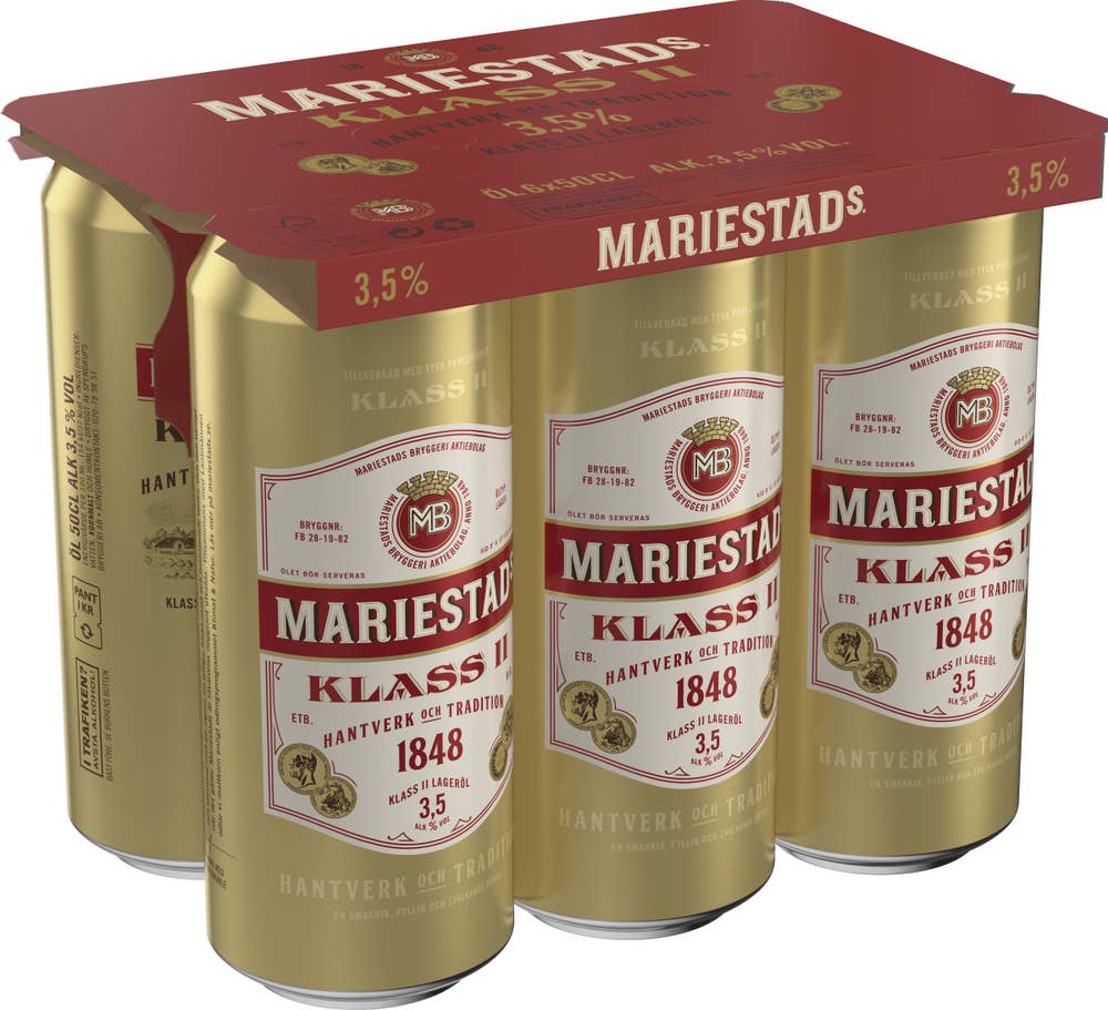 Mariestads Öl 3,5% 6x50cl