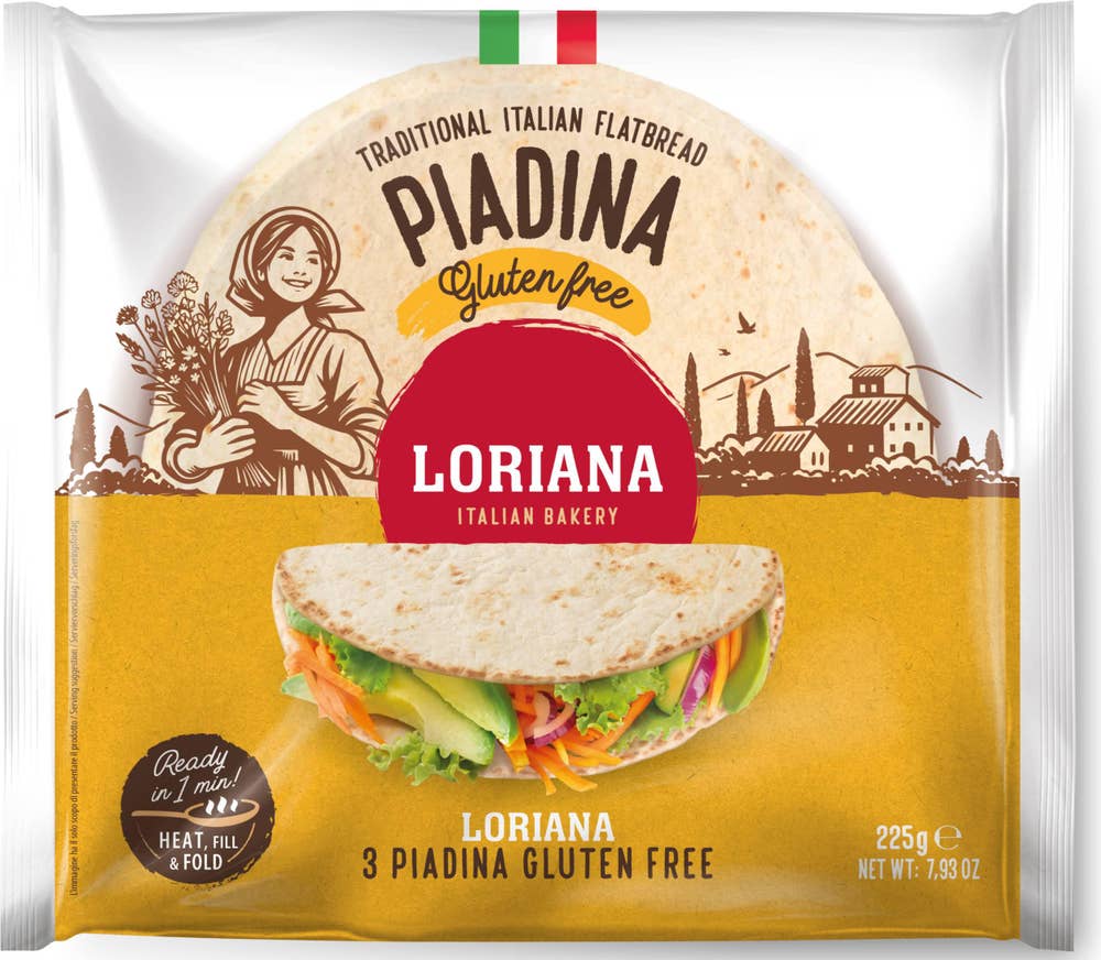 Loriana Piadina Senza Glutine Glutenfri 3-p
