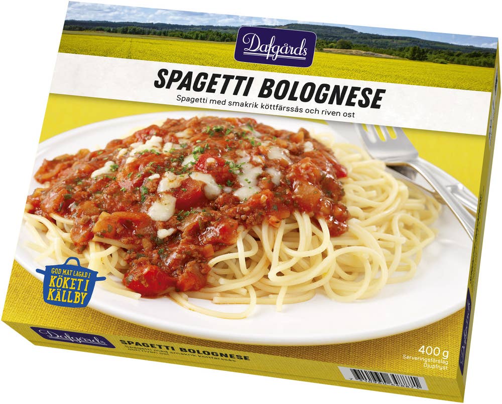 Dafgårds Spagetti Bolognese Fryst Dafgård