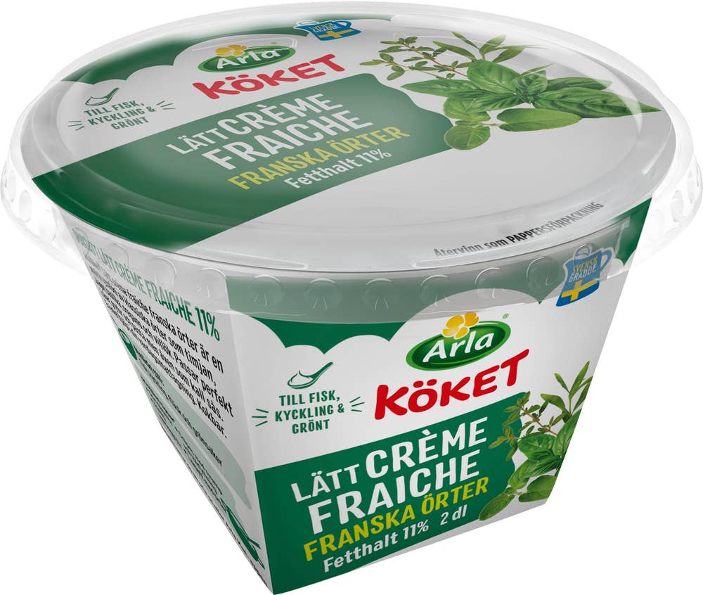 Arla Köket® Crème Fraiche Lätt 11% Franska Örter