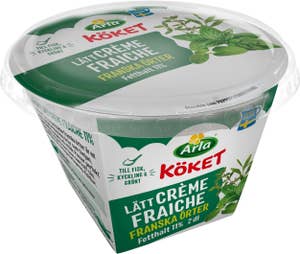 Arla Köket® Crème Fraiche Lätt 11% Franska Örter