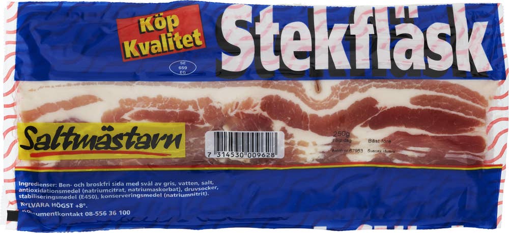 Saltmästarn Stekfläsk Skivat Sverige Saltmästarn