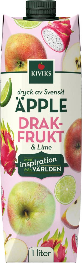 Kiviks Dryck Äpple Drakfrukt Lime