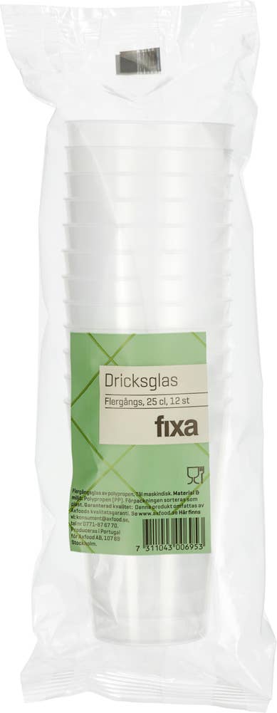 Fixa Dricksglas 25cl