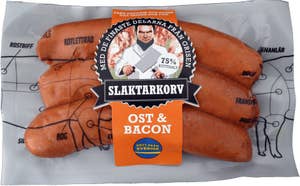 Slaktarkorv Filékorv Ost & Bacon